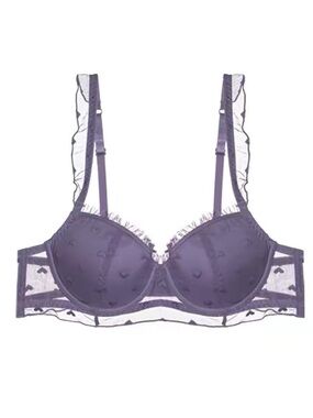 Women’s Purple Heart Lace Underwire Bra
